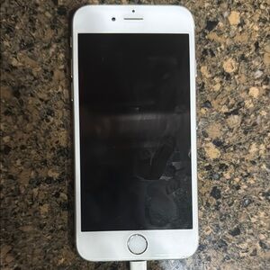 White iPhone with Touchscreen Display